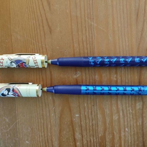 Mickey Mouse Classic vintage markers used, collectible set of 2