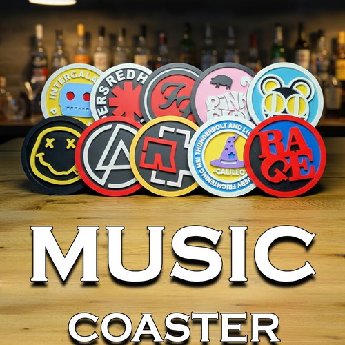 Music Coasters collection new, set of 10 unique coasters