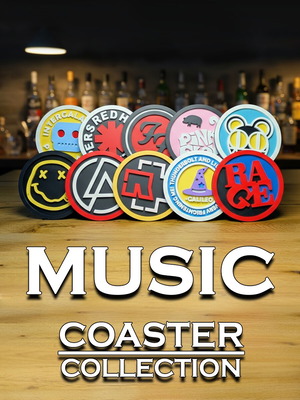 Music Coasters collection new, set of 10 unique coasters