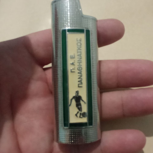 Metal lighter case Panathinaikos like new