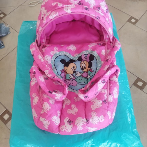 Port Bebe Disney doll carrier, pink