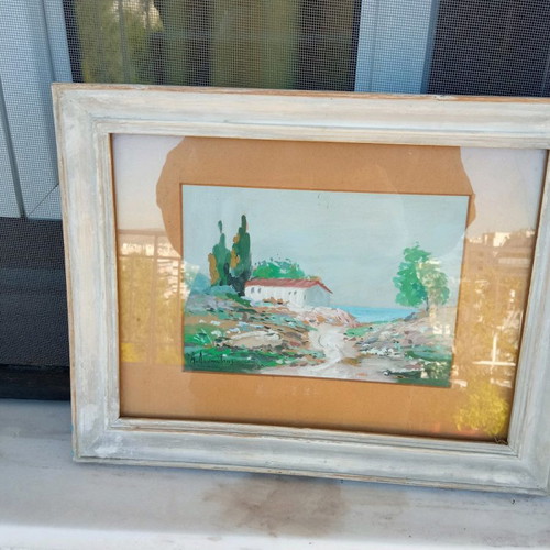 Painting authentic Apostolos Lefkadios used