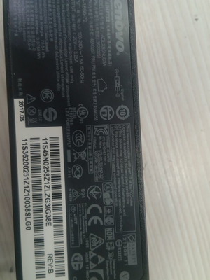 Lenovo charger used, non-functional