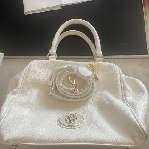 Y Not? Happy Boston shoulder bag white new