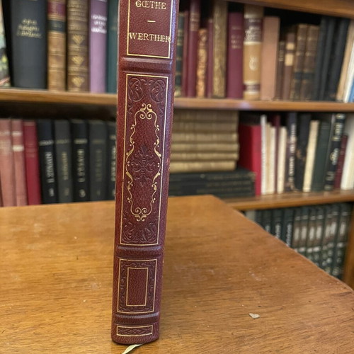 Goethe Two Works in One French Book used, leatherbound edition
