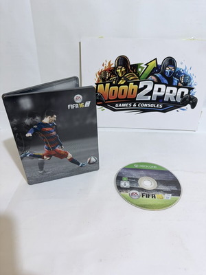 FIFA 16 Steelbook Edition used for Xbox One with Lionel Messi