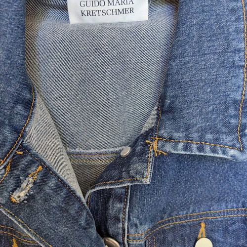 Denim dress for women, size 38, blue