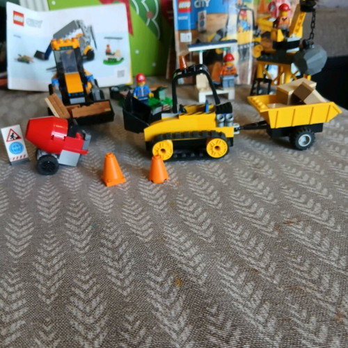 Lego City 60385 and 60252 like new, with instructions, no box