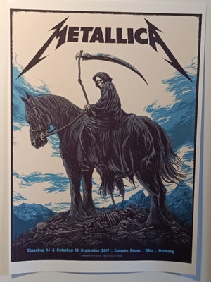 Metallica A4 poster