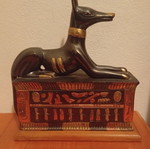 Anubis Shrine decorative like new, Egyptian