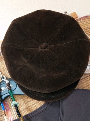 Vintage velvet tragiasca like new, brown size 58