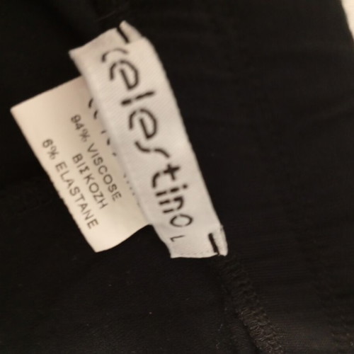 Berska red bodysuit and Celestino black leggings like new, medium