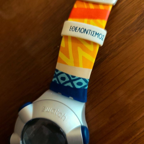 Official Volunteer Watch Olympic Games Athens 2004 Swatch like new