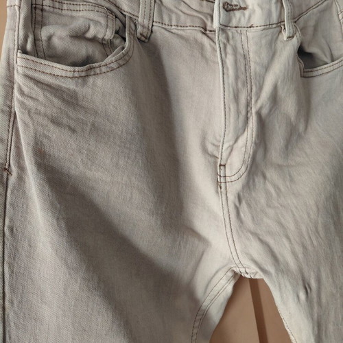Pull & Bear men's jeans like new, stone washed beige-gray, size EUR 42