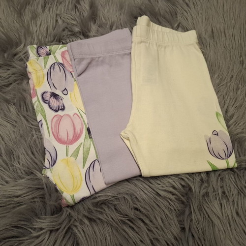 Pepco set of 3 leggings for girls used, size 122 cm