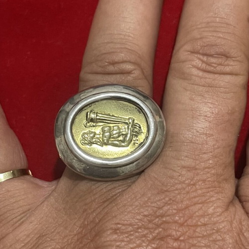 Ring Asimochryso 925 750 LALAOUNIS used, size 54