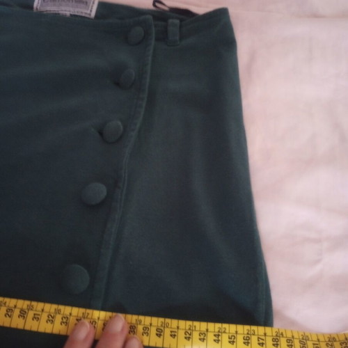 Camomilla Classics vintage set skirt and jacket emerald green