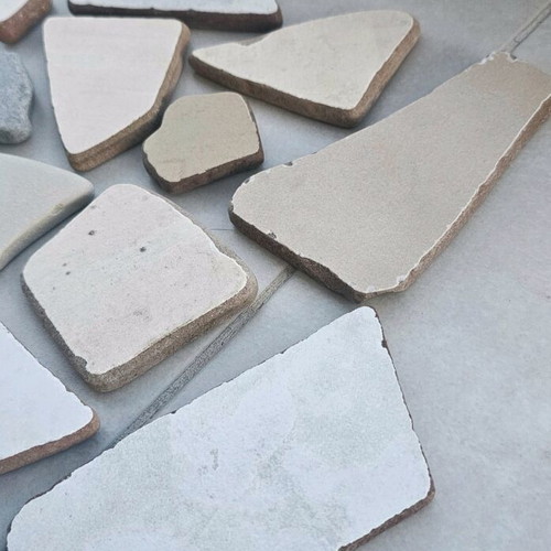Sea tiles like new for decoration and crafts
