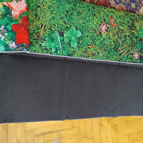 Διακοσμητικό χαλί με 3D εκτύπωση λουλουδιών 120x180 εκ νέο