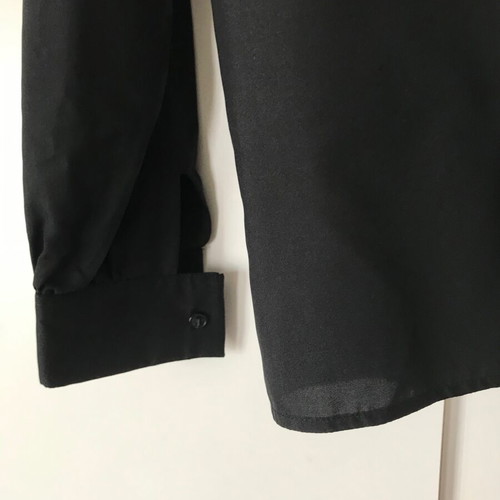 Vintage black shirt used, size XL 42, polyester