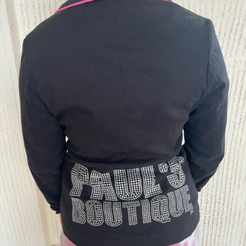 Paul’s Boutique college blazer 100% cotton, black