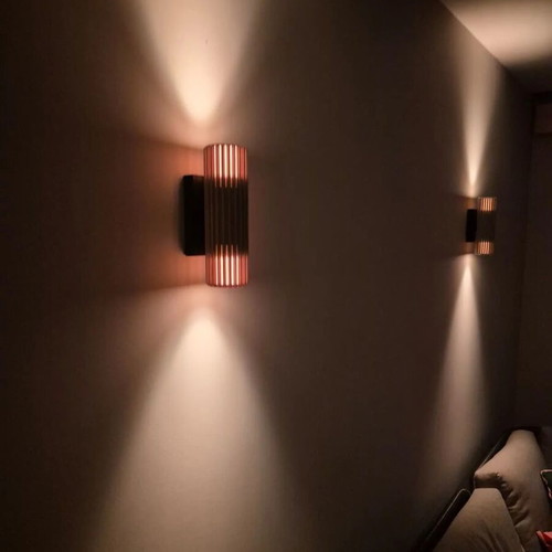 3D Printed Modern Up & Down Wall Light Minimal Lamp 22x7cm