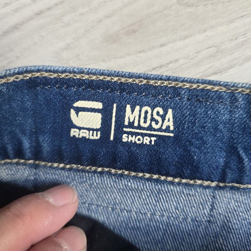 G-Star Raw Mosa Jeans Shorts, Blue, Size 34/L