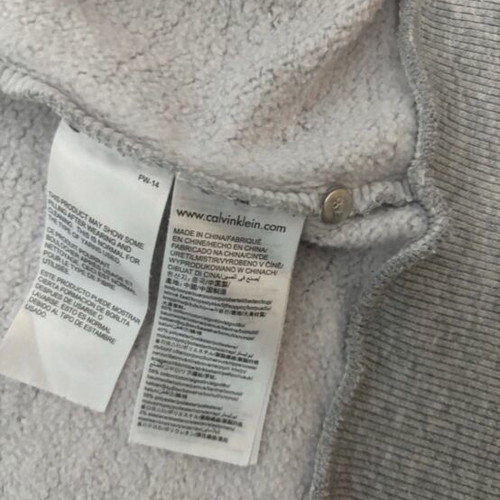 Calvin Klein Jacket like new, size XXL fits like XL, grey and white