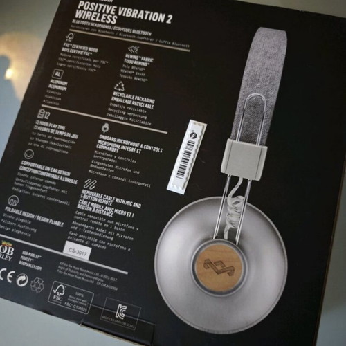 House of Marley Positive Vibration 2 Bluetooth ασύρματα ακουστικά σαν καινούργια