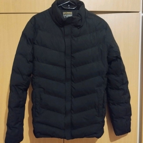 Splendid puffer jacket with hood like new, black, size M