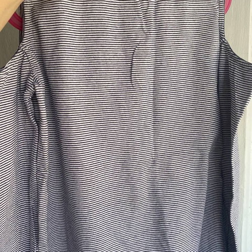 Striped blouse with GRL PWR sequins size M–L like new