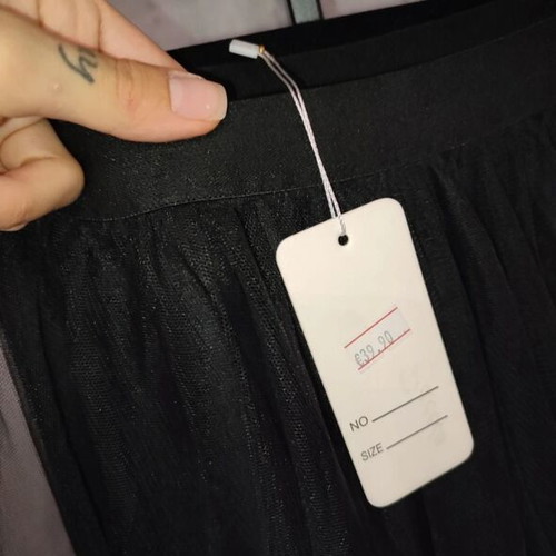 Black tulle midi skirt new with tag, small size