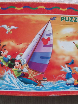 Mickey Kids puzzle used, 48 pieces, 1990s