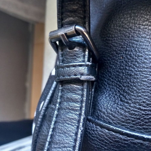 Santoro backpack used, black, 35 x 24 x 10 cm