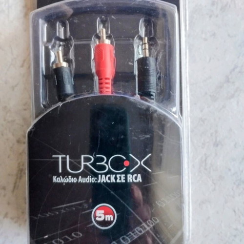 Audio Jack to RCA Cable 5 meters new