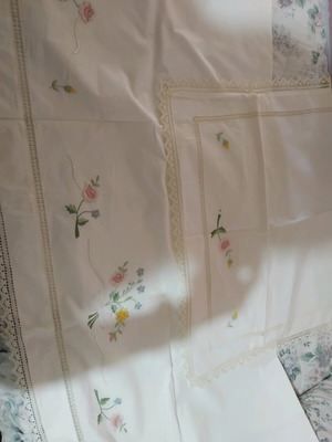 Handmade bed sheet for single bed like new