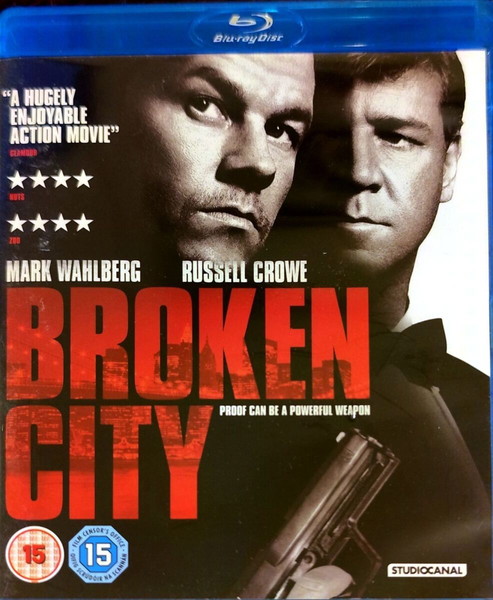 BLU-RAT BROKEN CITH ACTION MOVIE WITH MARK WAHLBERG AND RUSSELL CROWE