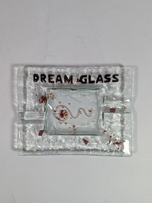 Пепелник Dream Glass 16.5x12см нов