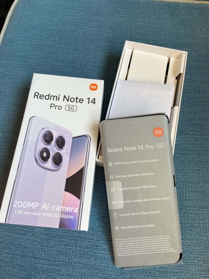 Xiaomi Redmi Note 14 Pro 5G 8/256GB Dual Sim Midnight Black new