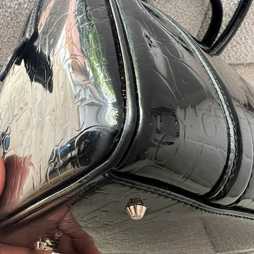 Dior Boston Bag Oblique Monogram like new, black handbag