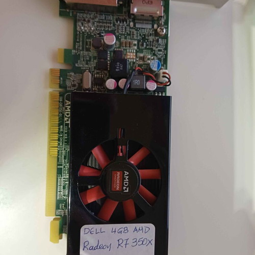 Dell AMD Radeon R7 350X graphics card 4GB GDDR3, low profile