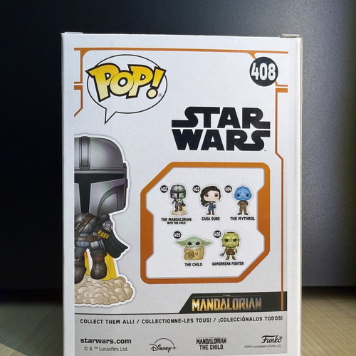 Funko Pop Star Wars The Mandalorian Glow In The Dark 408 Mint