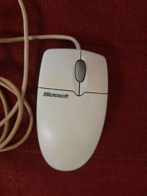 Original Microsoft Mouse used with ball Retro ps2 port