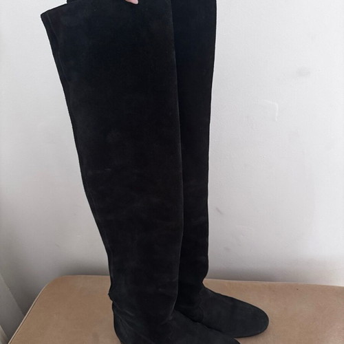 Isabel Marant over-the-knee boots like new, black suede, size 38