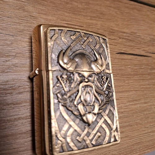 Zippo Viking Limited Edition lighter new, collectible brass design