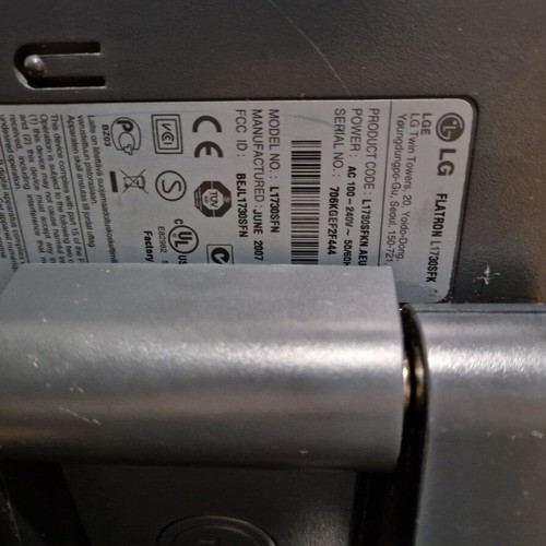 Οθόνη αφής LG Flatron L1730SFN 17 ιντσών σαν καινούργια, περιστρεφόμενη