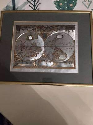 Frames used, set of two with gold and silver