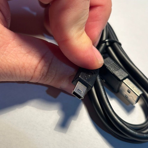 USB cable male Type A to mini B new, 1 meter