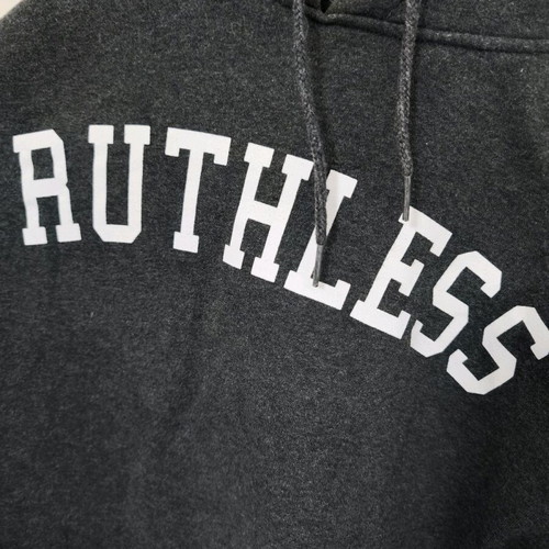 Mister Tee Ruthless Hoodie men's medium gray like new