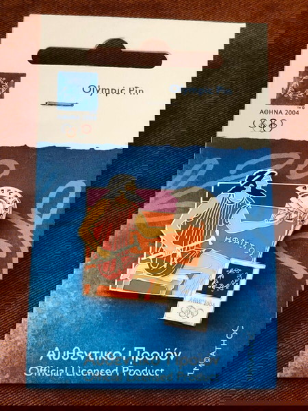 Αυθεντική καρφίτσα ολυμπιακών αγώνων Αθήνα 2004